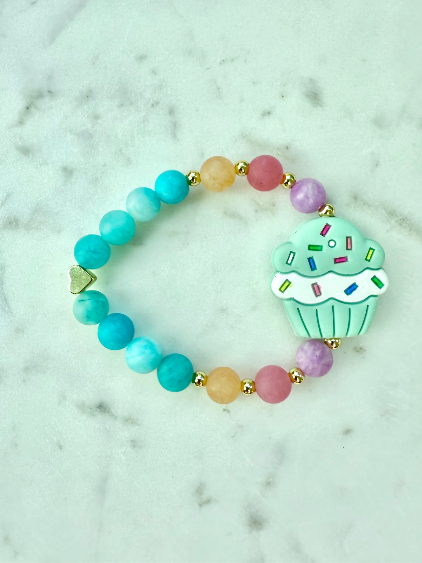 Turquoise Cupcake and Jade