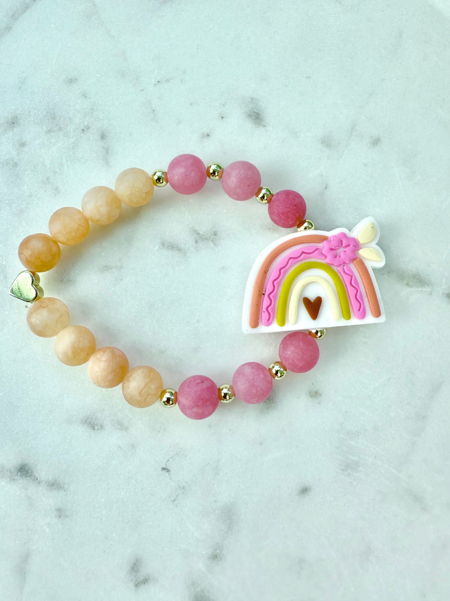 Heart Rainbow and Jade