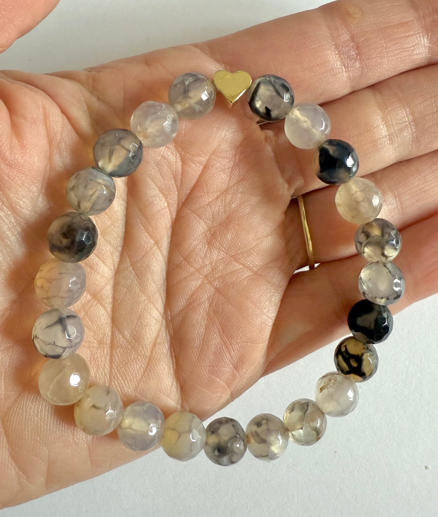 Neutral Agate Bracelet