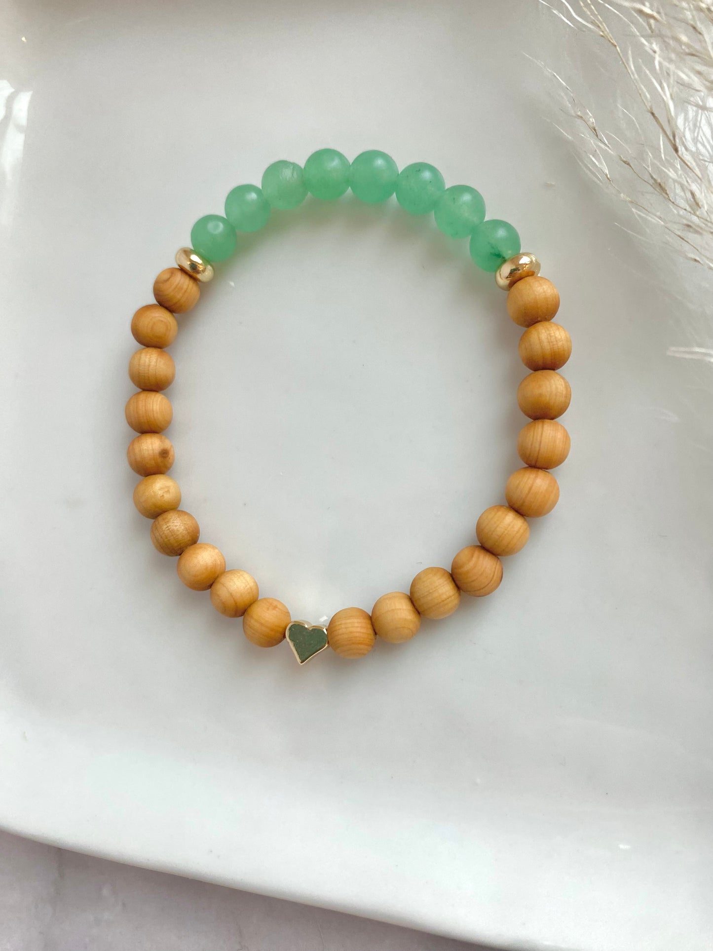 Aventurine and Cedar Wood