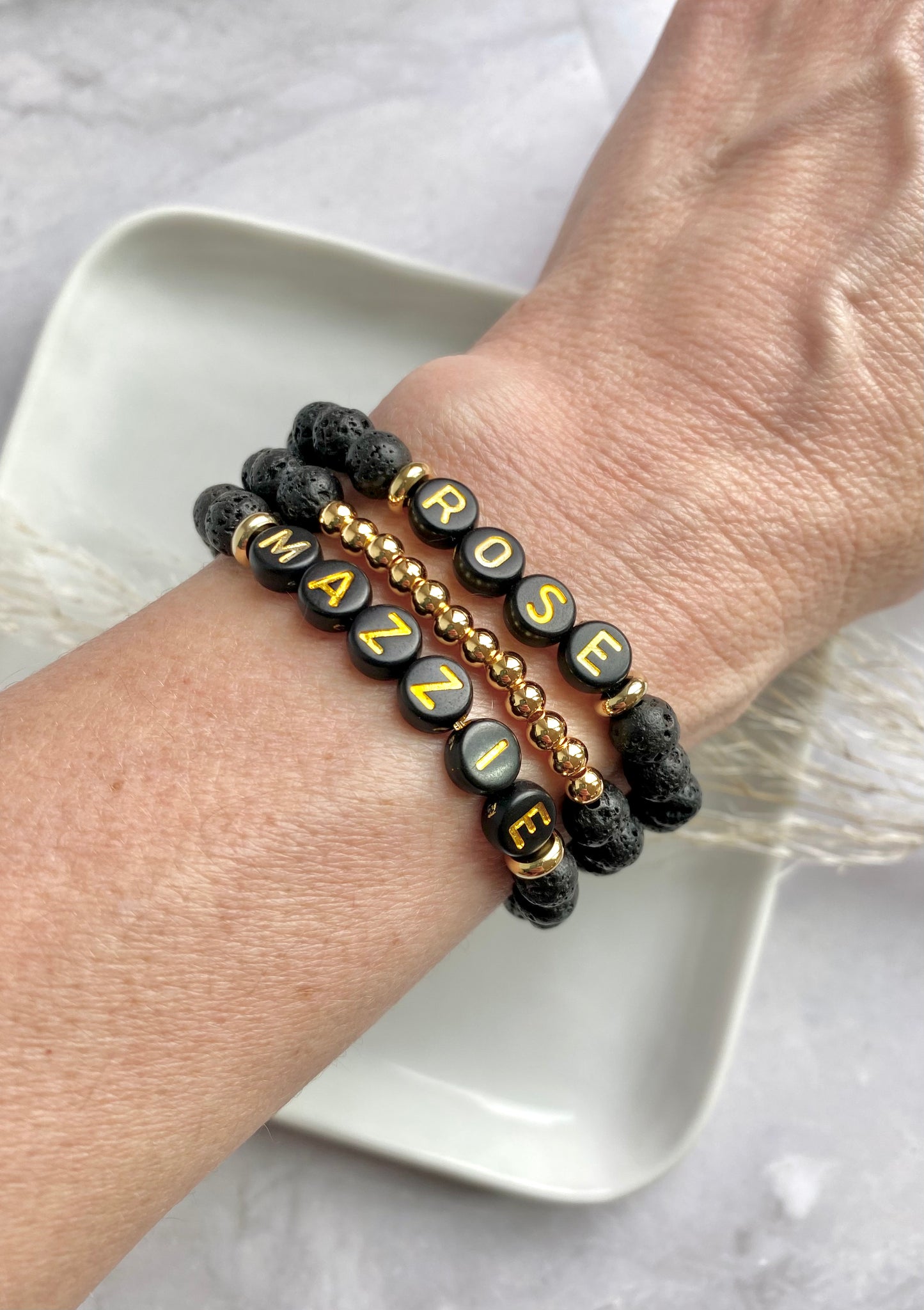 Personalized Lava Stone Bundle