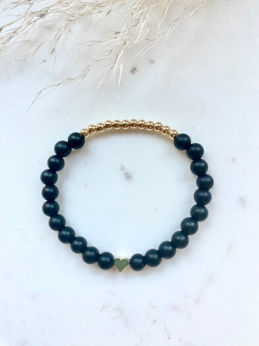 Black Onyx and Gold