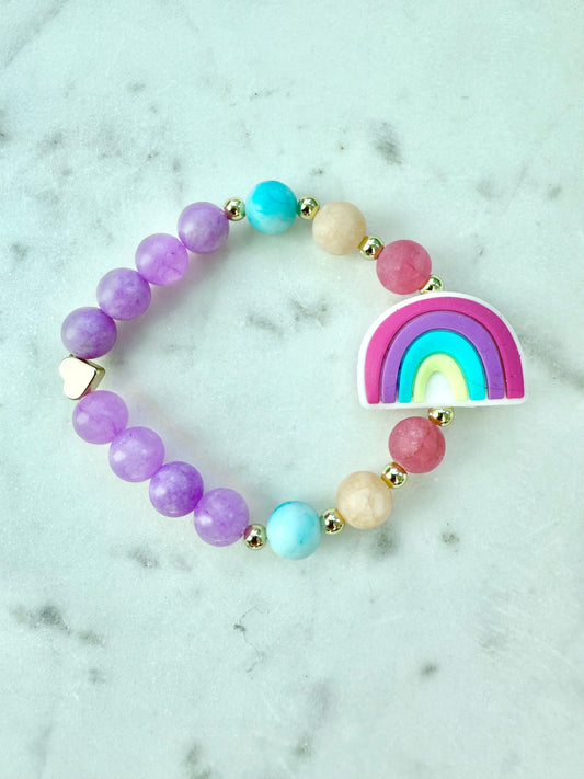 Purple Rainbow and Jade