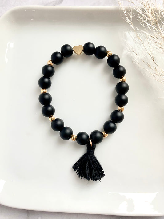 Black Onyx and Heart