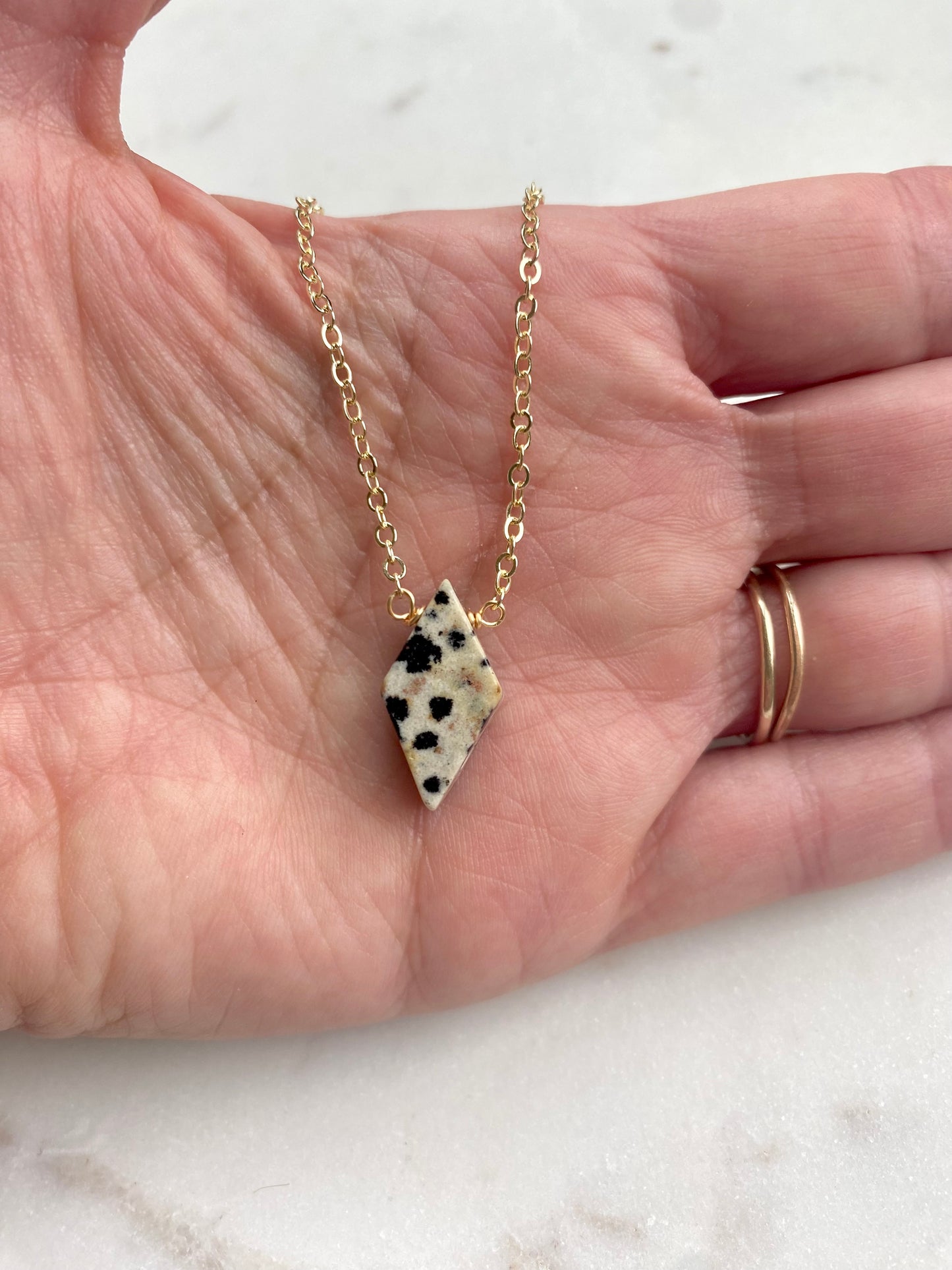 Dalmatian Jasper Necklace