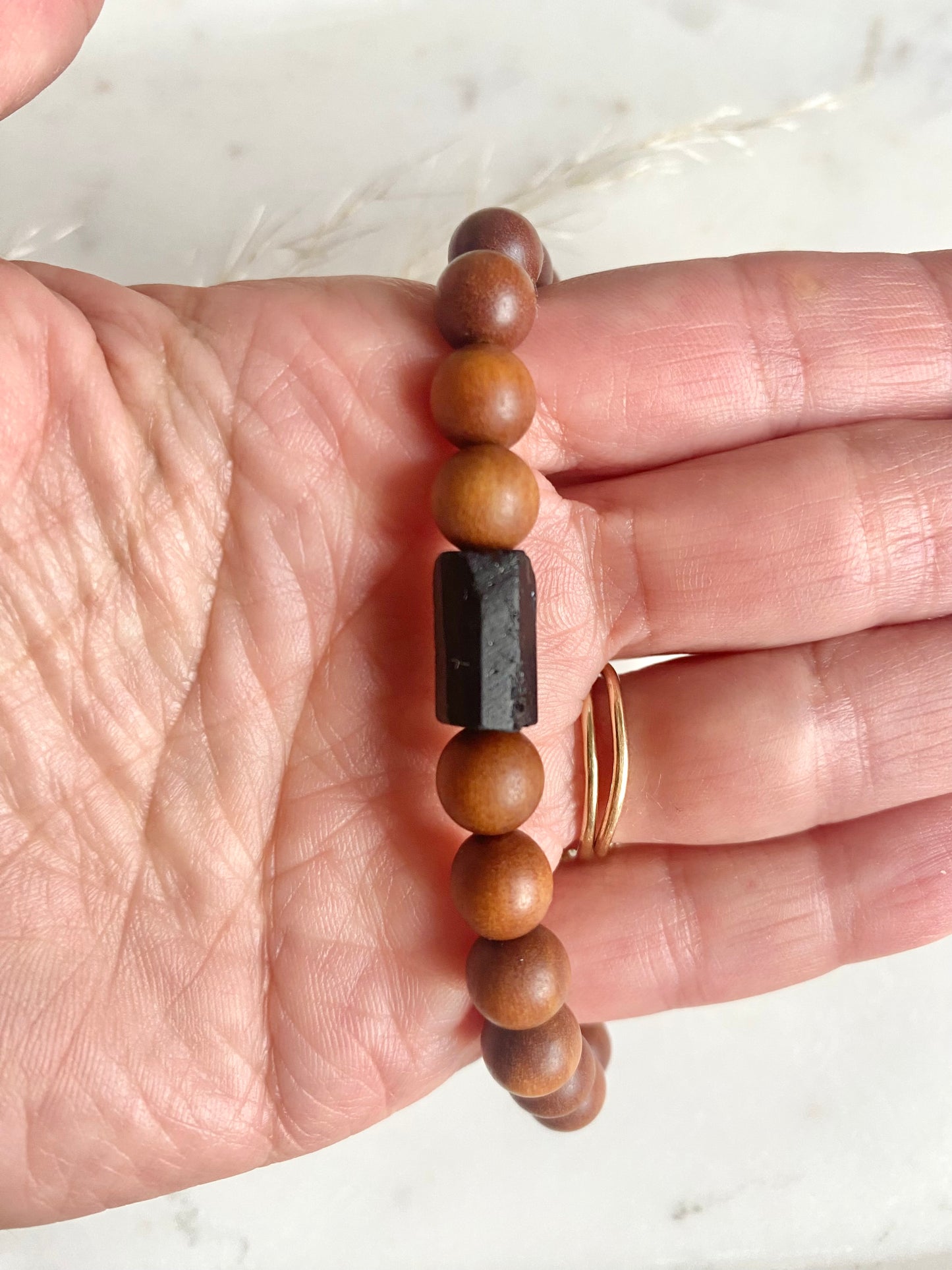 Sandalwood and Black Tourmaline