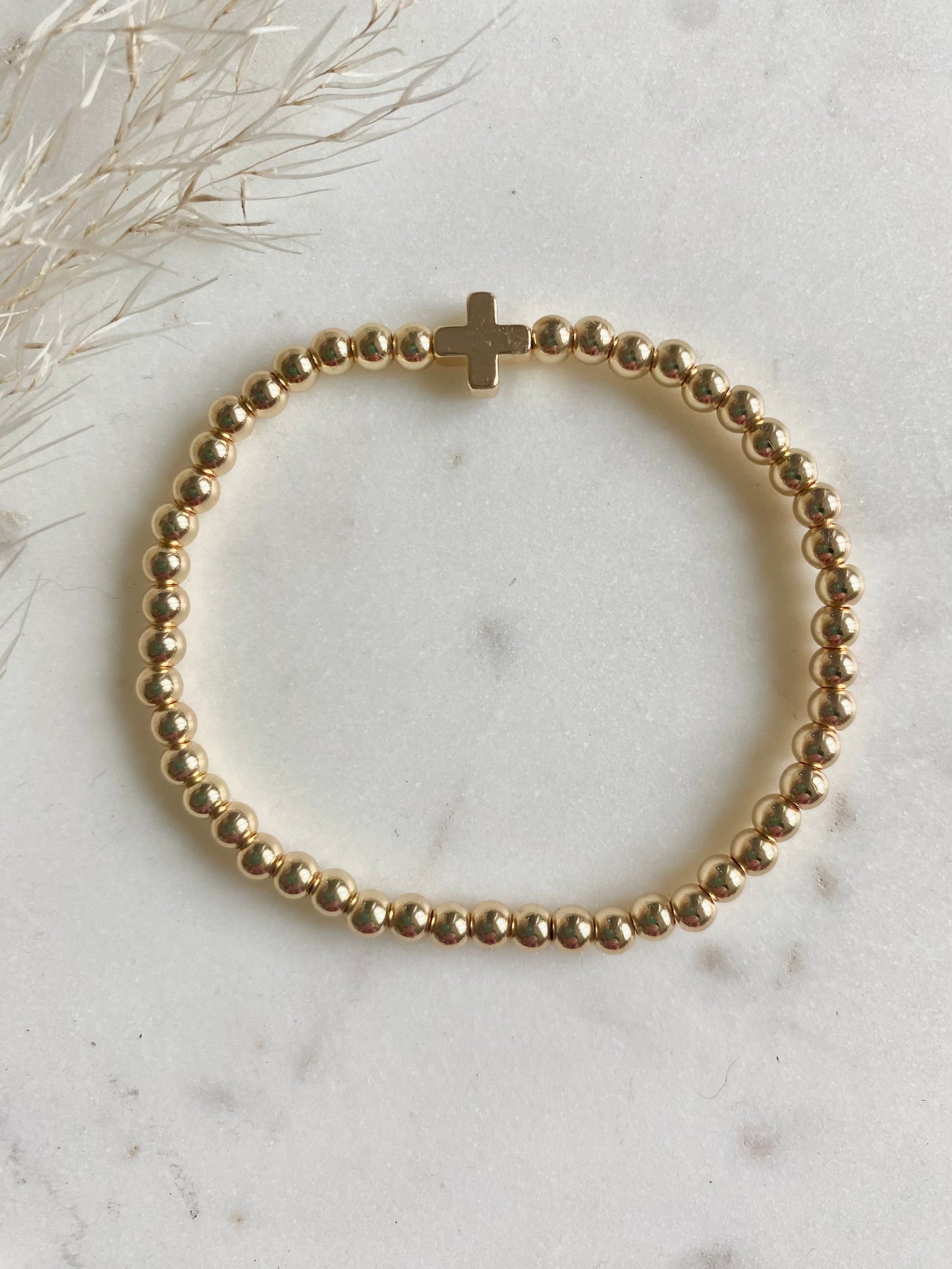 Gold Beaded Bracelet