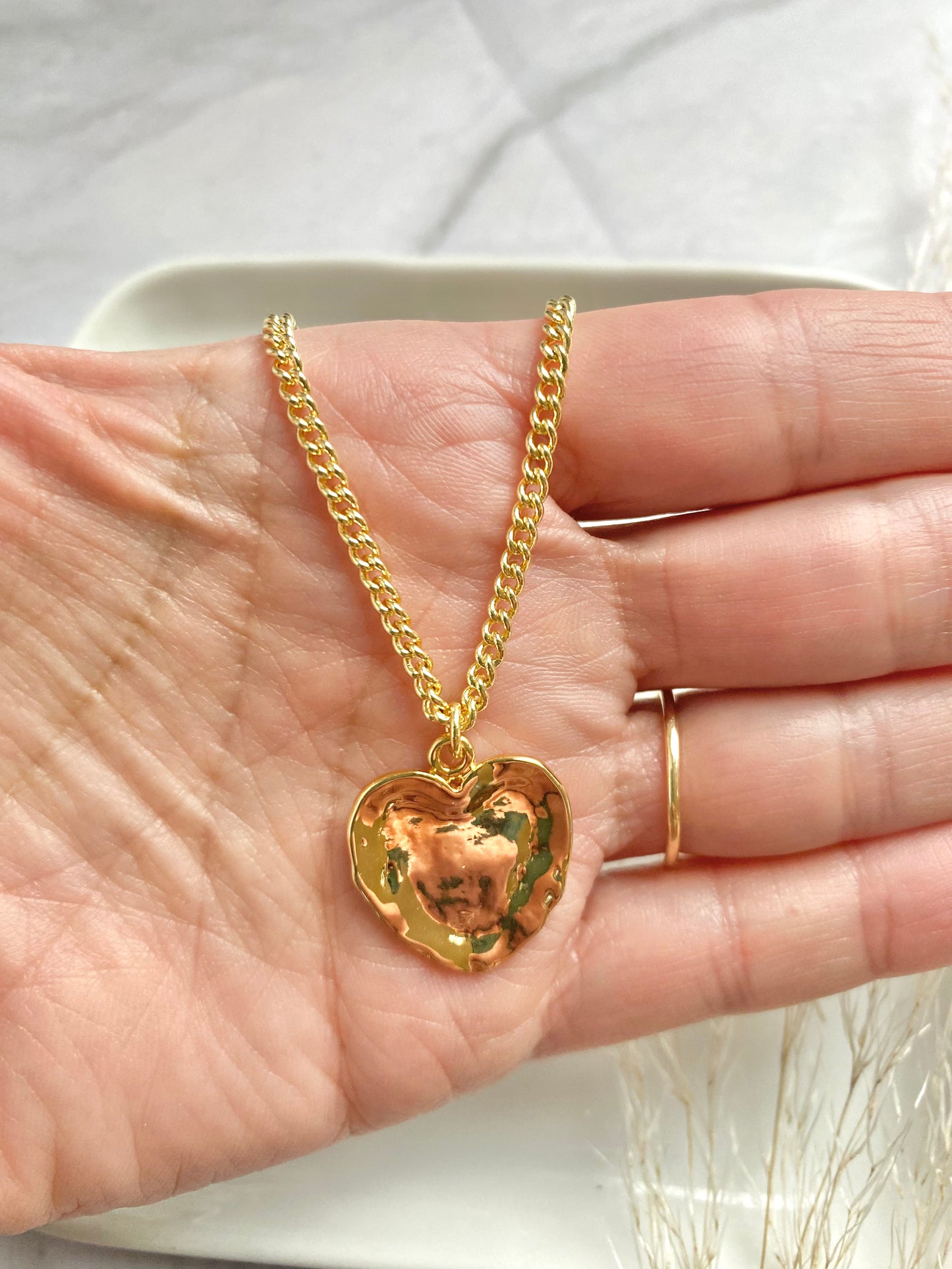 Gold Heart Necklace