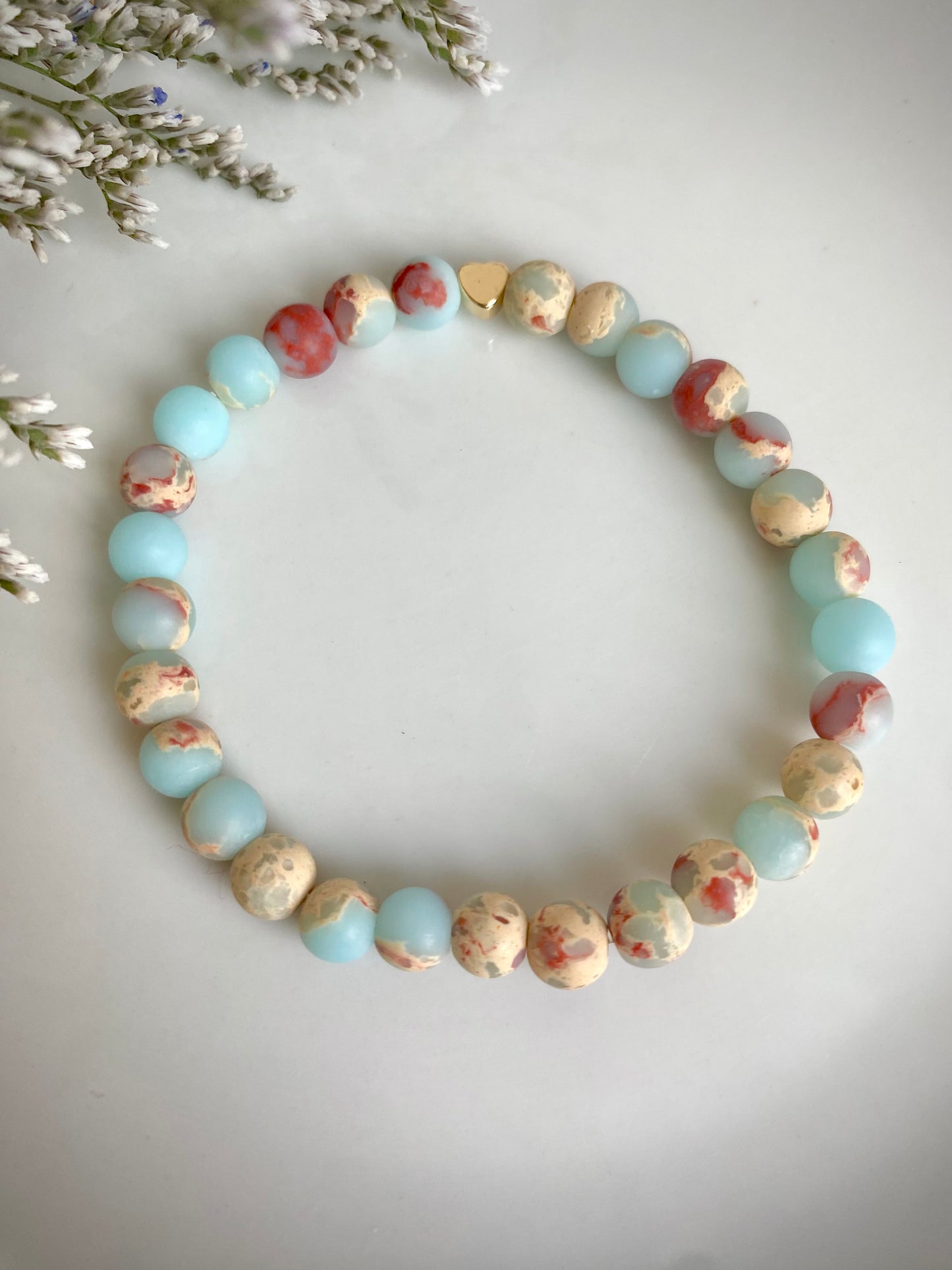 Blue Jasper and Heart